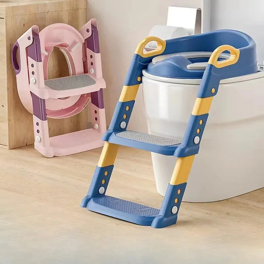 New Stepped Children's Toilet Foldable Foot Stool Multi-functional Toilet Boy Girl Baby Toilet Training Potty Ladder for Kids - AliExpress EmirixVibe